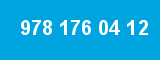 978 176 04 12 978 176 04 12